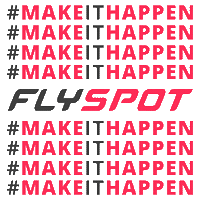 Flyspot flying skydiving makeithappen indoorskydiving Sticker