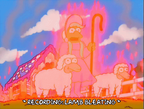 Burning Episode 19 GIF by The Simpsons