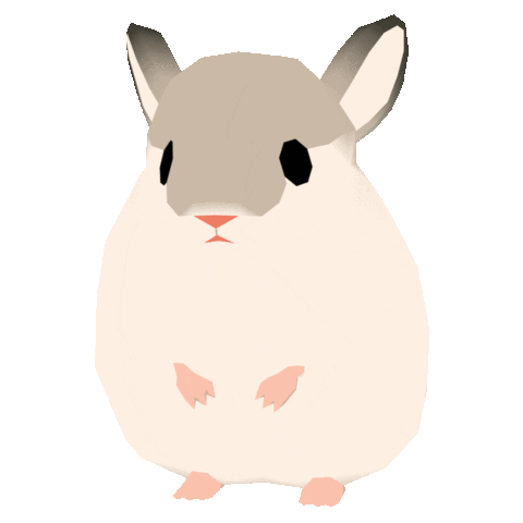ForestIsland_relaxinggame giphyupload chinchilla forester チンチラ Sticker