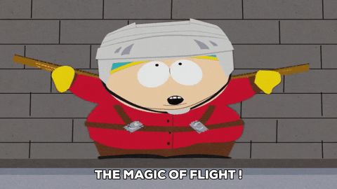 flying eric cartman GIF by South Park 