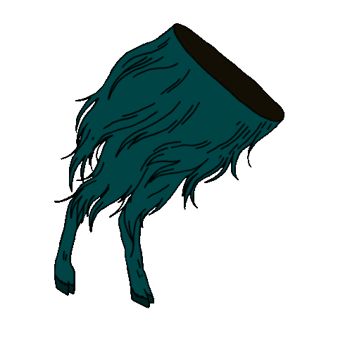 LeQuartierAnime goat 2danimation animatedillustration hellfest2022 Sticker