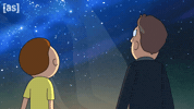 Looking Up Rick And Morty GIF by Adult Swim