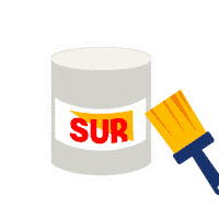 SurNicaragua sur sur nicaragua grupo sur pinturas sur Sticker