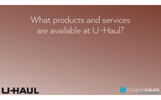 thecouponcause faq coupon cause u-haul GIF