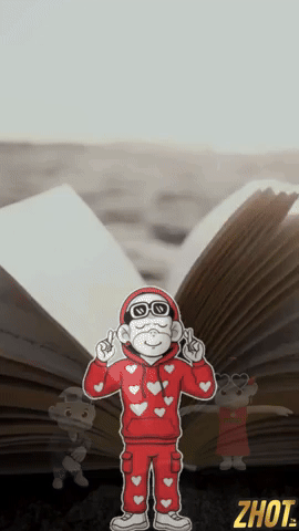 Zhot Wisdom, Character Influencer, White Monkey, 