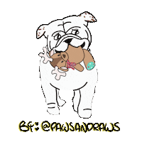 Pawsandraws Sticker