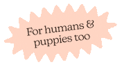 letscuddle puppies cozy cuddle humans Sticker