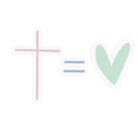 enniiaa love jesus cross jesuslovesyou Sticker