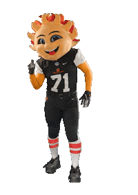 FiestaBowl football sun thumbs up mascot Sticker
