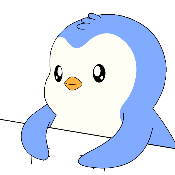 Happy Give It To Me Sticker by Pudgy Penguins