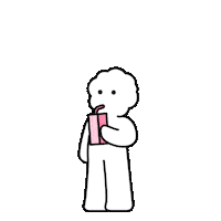 Milk Drinking Sticker