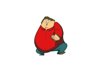 fat man comics STICKER