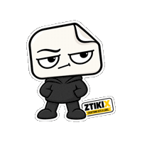 Bored Poker Face Sticker by ZTIKIX