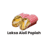 Souperstarsg laksa popiah asian burrito laksa popiah Sticker