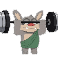 Working Out Work It Sticker