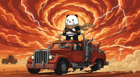 Fury Road Hero GIF by Kanpai Pandas