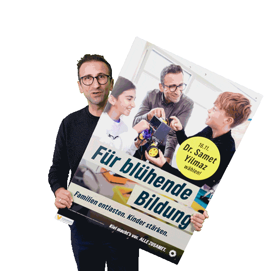 Kiel Samet Sticker by gruenekiel