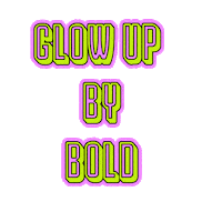 boldwaxing bold glow up glowup bold salon Sticker