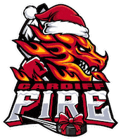 Christmas Fire Hockey Sticker by Cardiff Fire