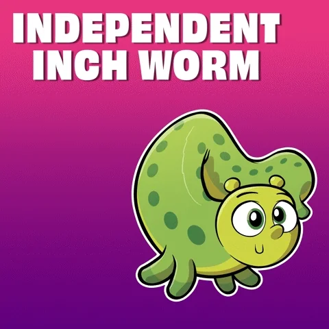 Step By Step Worm GIF by VeeFriends - Find & Share on GIPHY