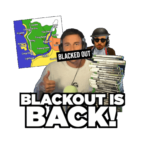 Black Out Sticker