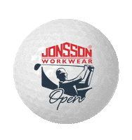 Golf Ball Sticker by Jonsson Workwear