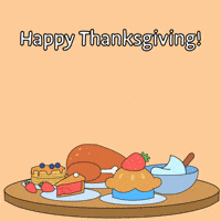 Pumpkin Spice Happy Thanksgiving GIF by Fatman