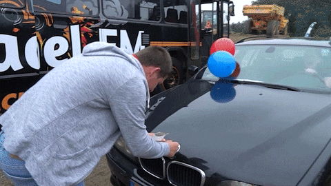 Sticker Car GIF by Kachel FM