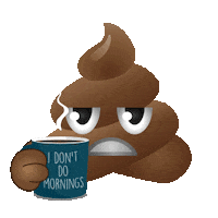 Miljonmorgon tired sleepy arg sur Sticker