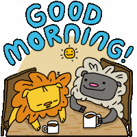 Tired Good Morning Sticker by Holler Studios