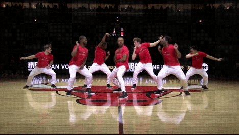 dance party dancing GIF by NBA