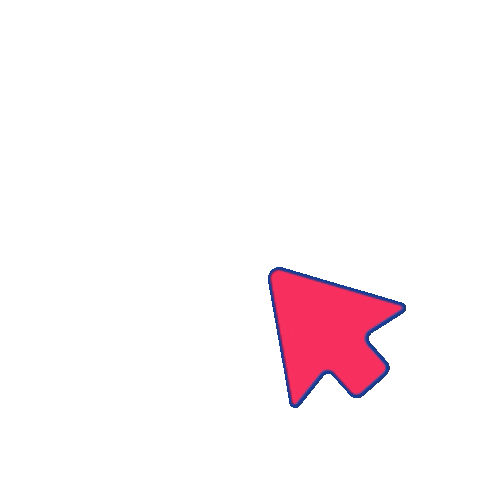 Pink Click Sticker by Brutael
