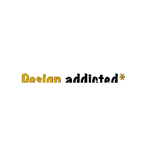 Designaddicted Sticker by Dominik Marks