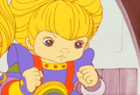 rainbow brite yes GIF