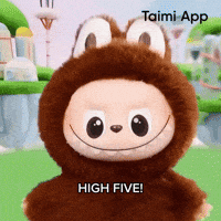 High Five Labubu GIF by Taimi