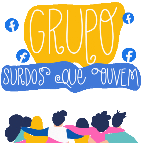 Facebook Grupo Sticker by #SurdosQueOuvem