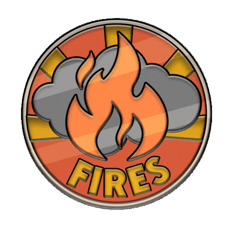 Fire Wildfire Sticker by Listos California