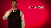 home run asl GIF by Sign with Robert