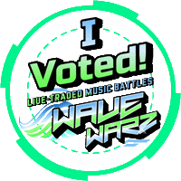 WaveWarz vote i voted wwz wavewars Sticker