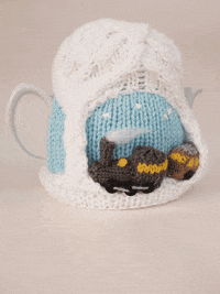 TeaCosyFolk winter train teacosyfolk tea cosy GIF