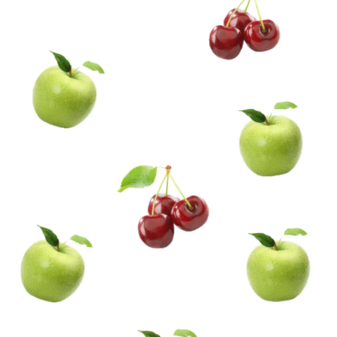 apple fruit Sticker by FrutoNyanya