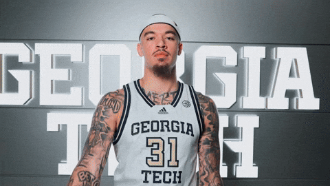 Georgia Tech Basketball GIF by Georgia Tech Yellow Jackets