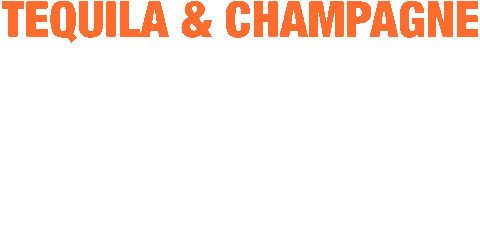 Champagne Tequila Sticker by Homiés Marbella