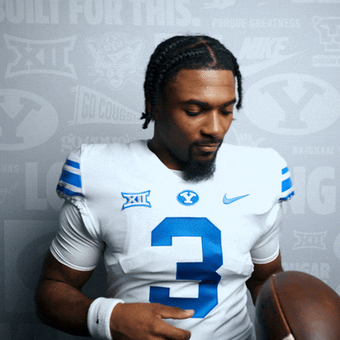 Byu Football Go Cougs GIF by BYU Cougars