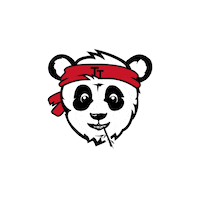 TokyosTaste crazy fish panda tasty Sticker