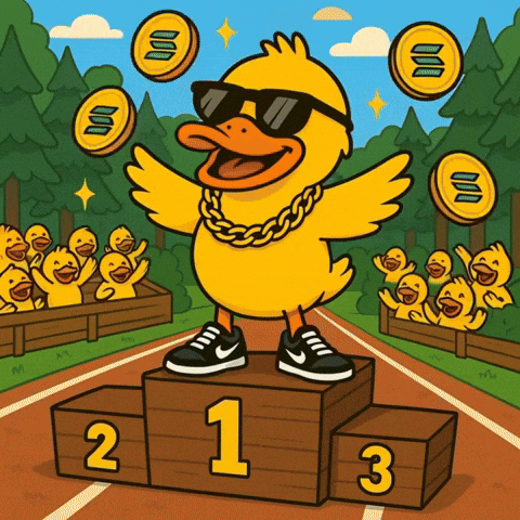 Crypto Winner GIF by Duck Race GP