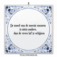 Nl Angst GIF by Tegelspreuken.nl