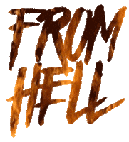 from hell Sticker by Wombat Fire