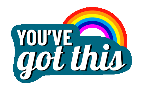 You Got This Rainbow Sticker by Station Rd