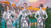 CarlaDelaney tv glitch robot future GIF